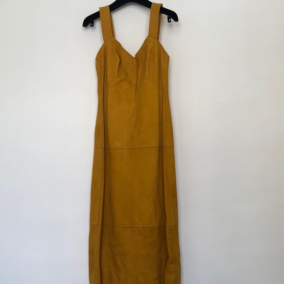 Land of distraction Dresses & Skirts - Land of distraction suede maxi dress Made in USA